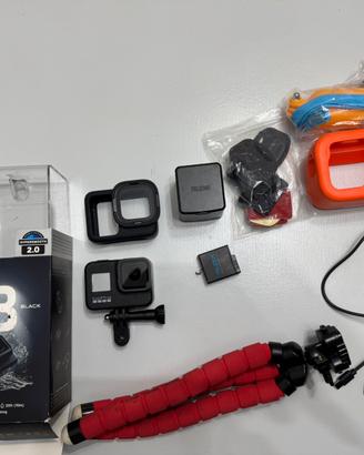 Gopro hero 8 black + accessori