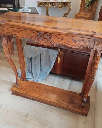 Consolle in noce primi '900