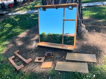 Accessori bagno in legno