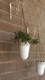 Vasi per piantine da muro con reggimensola