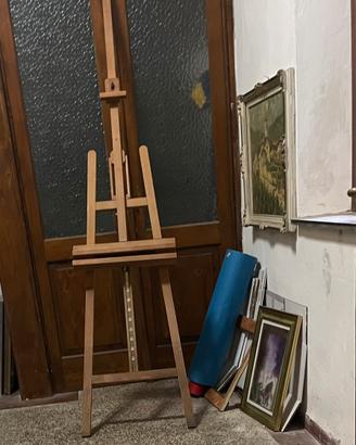 Cavalletto in legno per