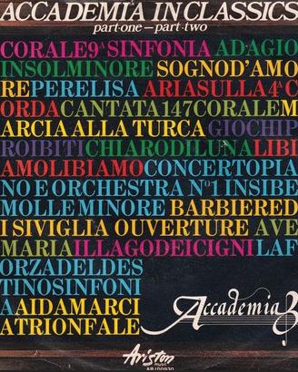 Vinile originale 45 - Accademia in classics