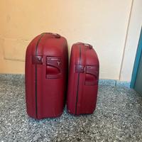 2 Valigie Vintage Rigide Samsonite color Red Wine