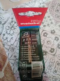 kit punte al.cobalto per inox metabo 