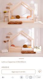 LETTO CAPANNA - Mon Lit Cabane