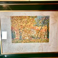 Serigrafia “paesaggio su Portofino”