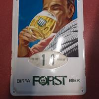 Calendario perpetuo birra Forst 