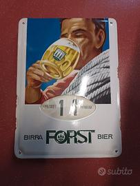 Calendario perpetuo birra Forst 