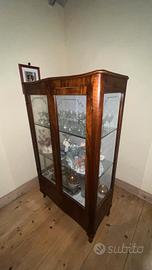 vetrina credenza in legno massello vantage