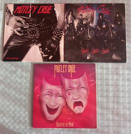 Motley Crue lotto 3xLP vinile Too Fast Theatre Gir