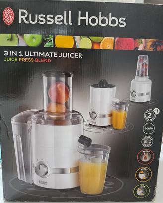 Russell Hobbs 3 in 1 frullatore centrifuga nuovo