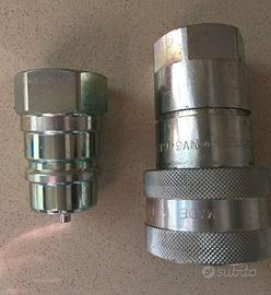 Innesti a valvola sfera femmina e maschio da 1/2"