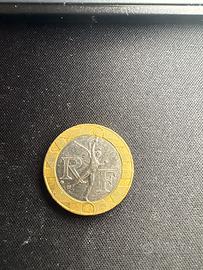 Moneta da 10 franchi 1991