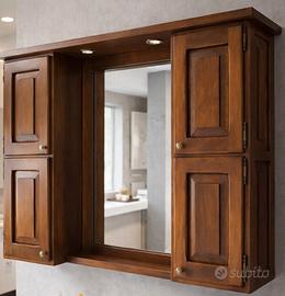 mobile bagno legno massello 