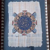 Quadro Calendario egiziano su papiro