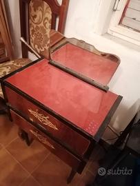 comodino vintage, classico, antiquariato