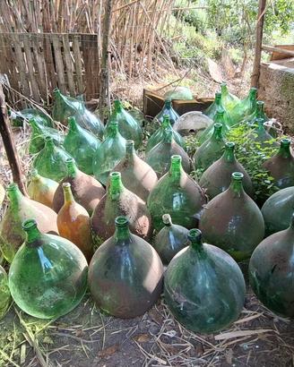 Damigiane Bottiglioni 54 litri ai 5 vari misure 