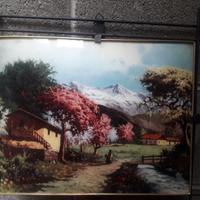 Coppia piccole cornici in ferro battuto vintage