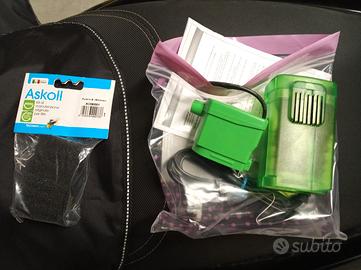 filtro askoll + aeratore acquario