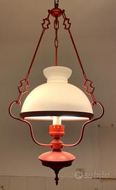 Lampadario rosso lume