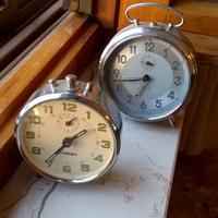 2 sveglie meccaniche vintage