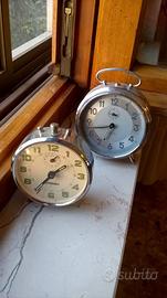 2 sveglie meccaniche vintage