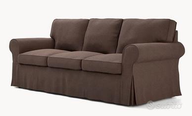 Fodera marrone usata x divano IKEA mod. Ektorp (3