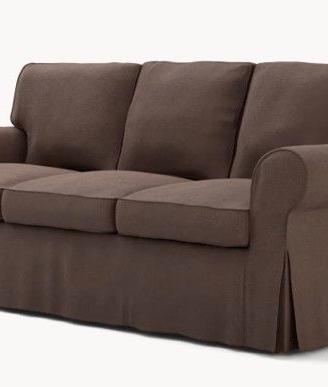 Fodera marrone usata x divano IKEA mod. Ektorp (3