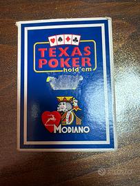 Carte da gioco texas  poker modiano