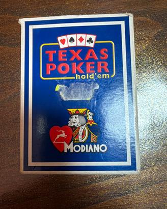 Carte da gioco texas  poker modiano