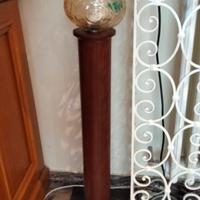 Lampioncino, lampada su colonnina in legno