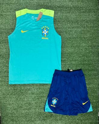 Kit Canotta e Pantaloncini Brasile Taglia L
