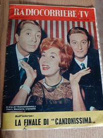 "Radiocorriere TV" dal 1958 al 1961 sei copie     