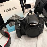 Reflex Canon Eos 450D + EFS 18-55mm