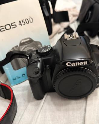 Reflex Canon Eos 450D + EFS 18-55mm