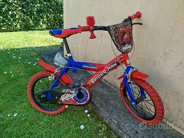 Bicicletta spiderman bambino