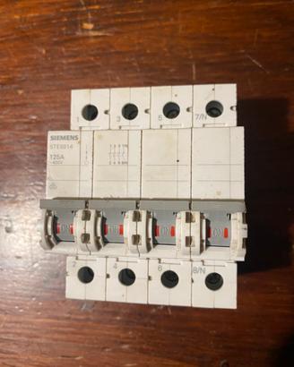 Interruttore magnetotermico Siemens 125A