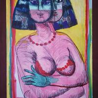 BRUNO CASSINARI - LITOGRAFIA A COLORI - 50 x 70 CM