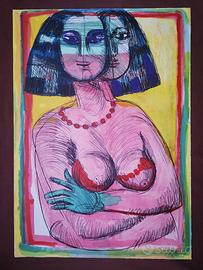 BRUNO CASSINARI - LITOGRAFIA A COLORI - 50 x 70 CM