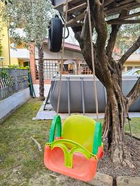 Altalena per bambini da giardino con seggiolino 