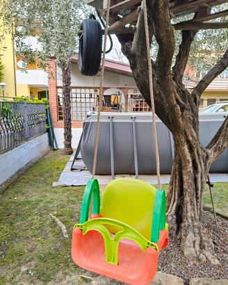 Altalena per bambini da giardino con seggiolino 