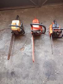 motosega 3 pezzi