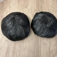 2 Patch capelli veri europei – nuovi + kit