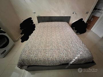 Letto matrimoniale contenitore