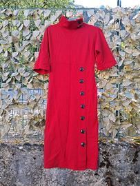 Vestito elegante rosso della Image Haddad