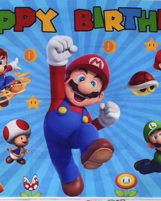 Sfondo Super Mario happy birthday