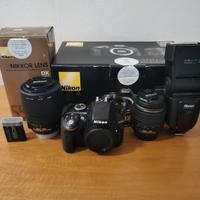 Nikon D3300 + 18-55 + 55-200