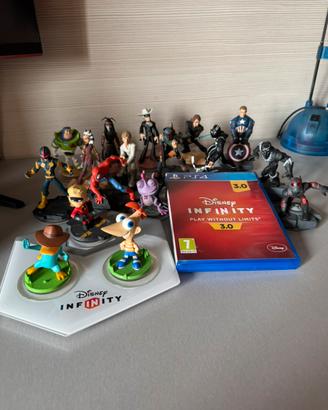 DisneyInfinity3.0 PS4 PS5 Disco+Portale+Personaggi