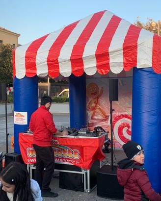 Tenda gonfiabile gazebo in pvc con motore