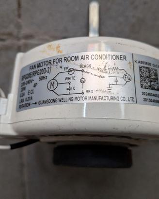 Motore Ventola Condizionatore Welling RPG20E RPG20